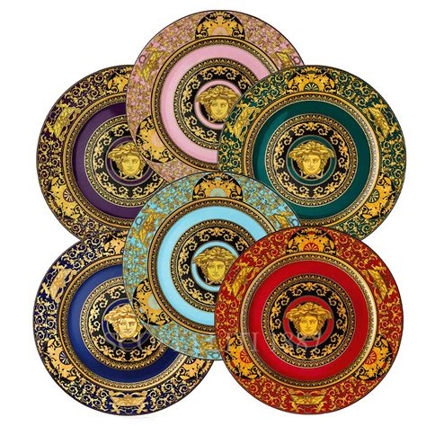 replica versace plates|versace table cloth.